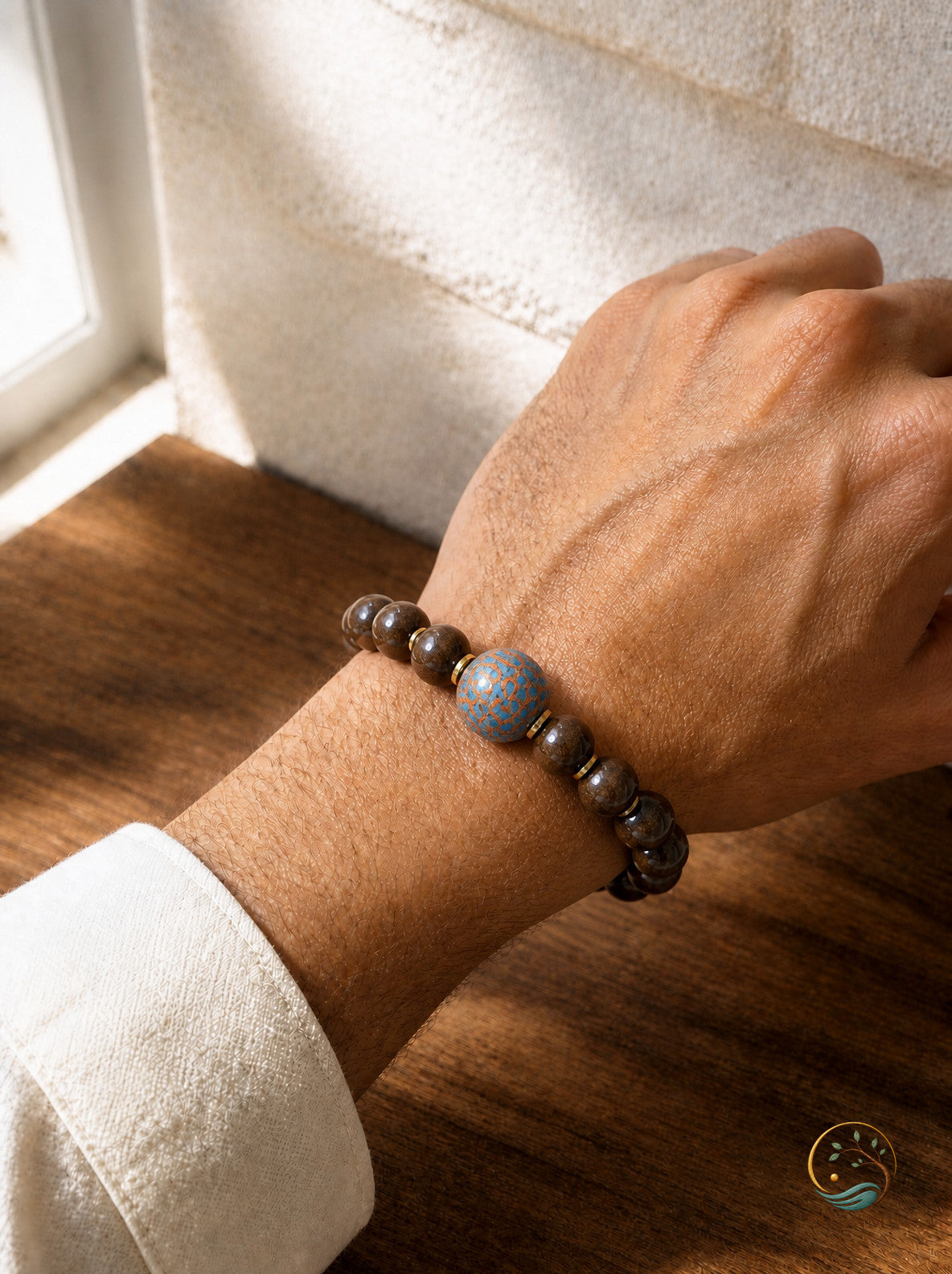 Pinewood Trail Red Resin Fortune Bracelet