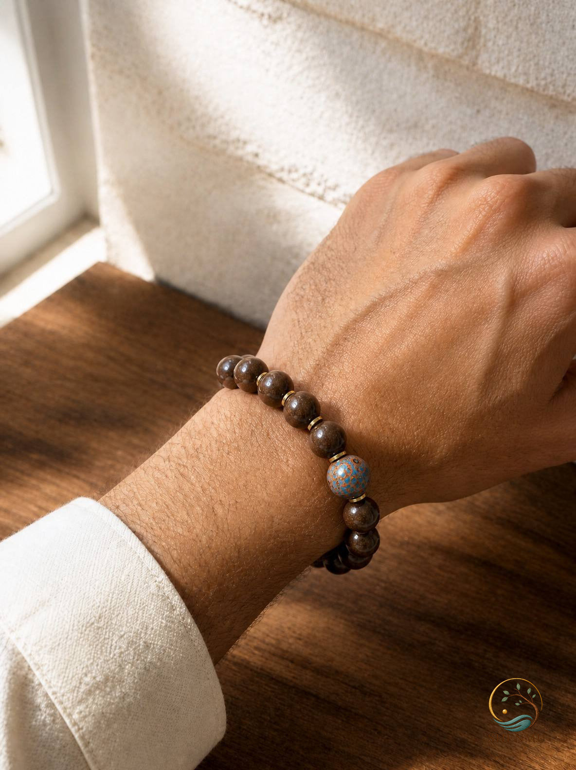 Pinewood Trail Red Resin Fortune Bracelet