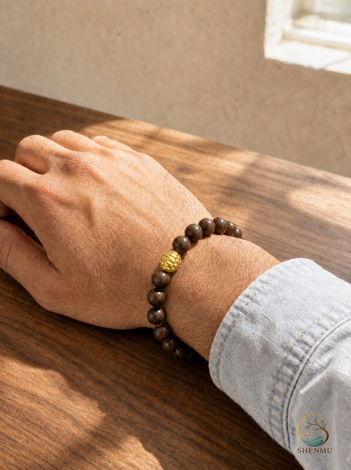 Pinewood Trail Red Resin Fortune Bracelet