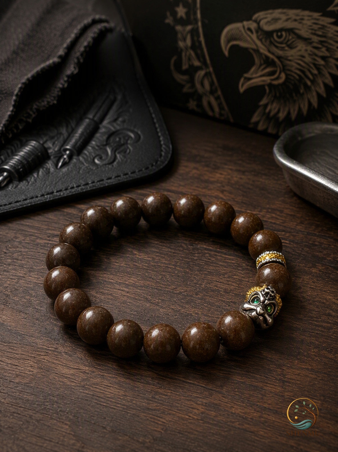 Garuda Guardian Tibetan-Style Bead Bracelet