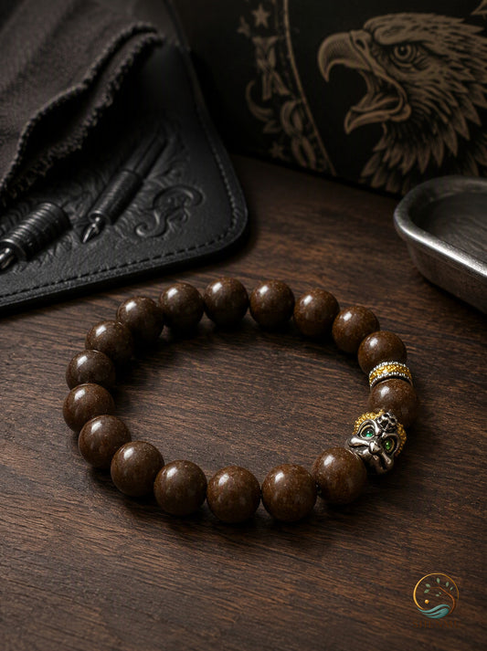 Garuda Guardian Tibetan-Style Bead Bracelet