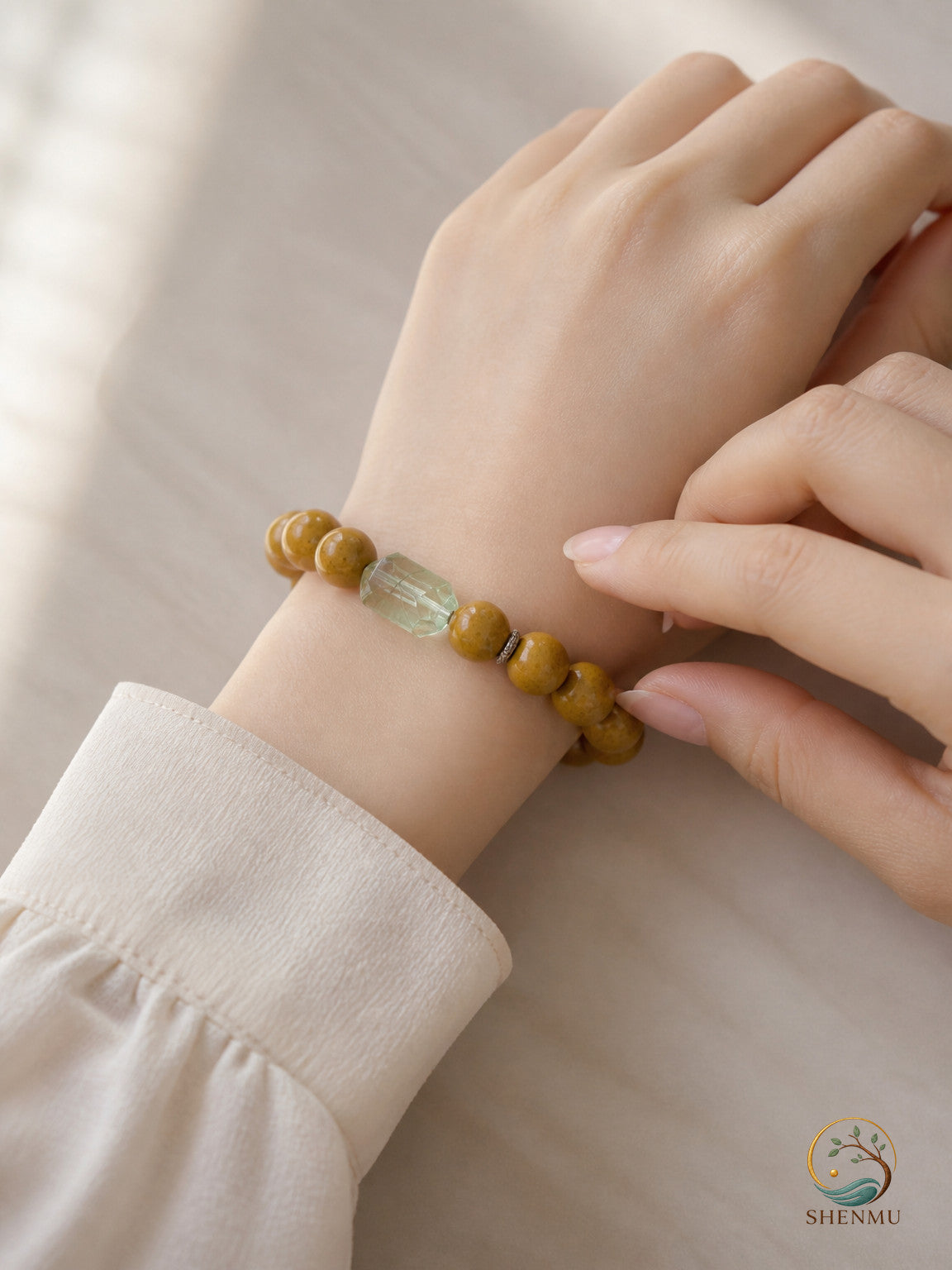Moxi Qinghe Botanical Scent Bead Bracele