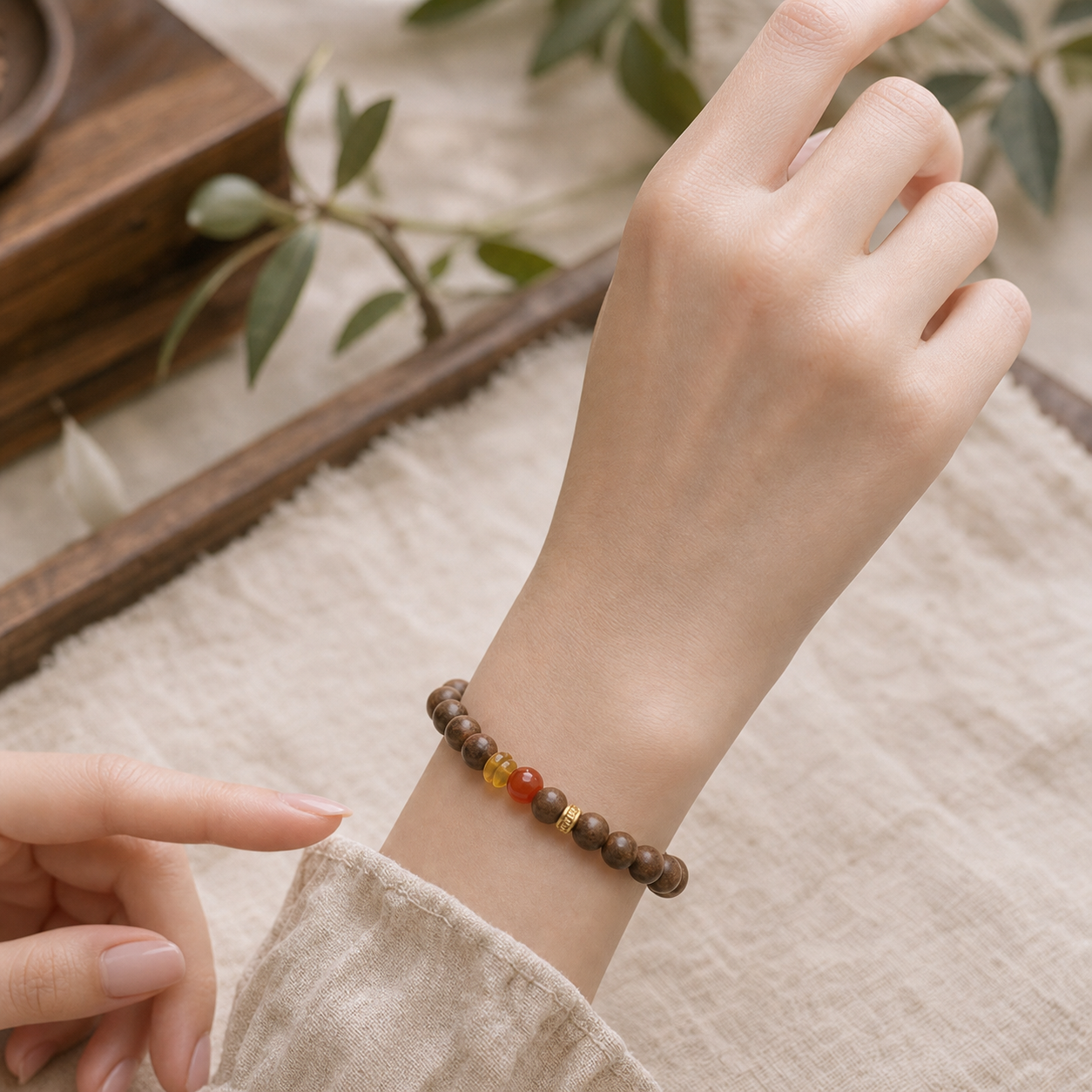 Calming Herbal Incense Bracelet