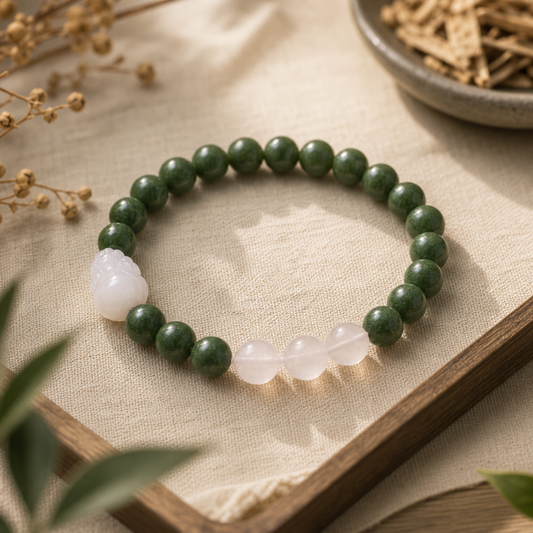Herbal Crystal Balance Bracelet